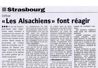 Article DNA — Les Alsachiens font réagir