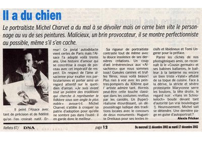 Article Reflet DNA — Il a du chien