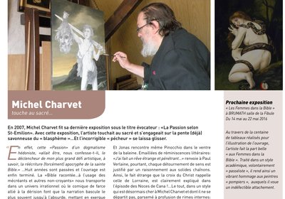 Article DNA — Michel Charvet touche au sacré