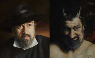 Michel Charvet — Autoportrait et Le Faune