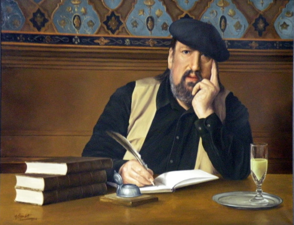 Michel Charvet à l'atelier